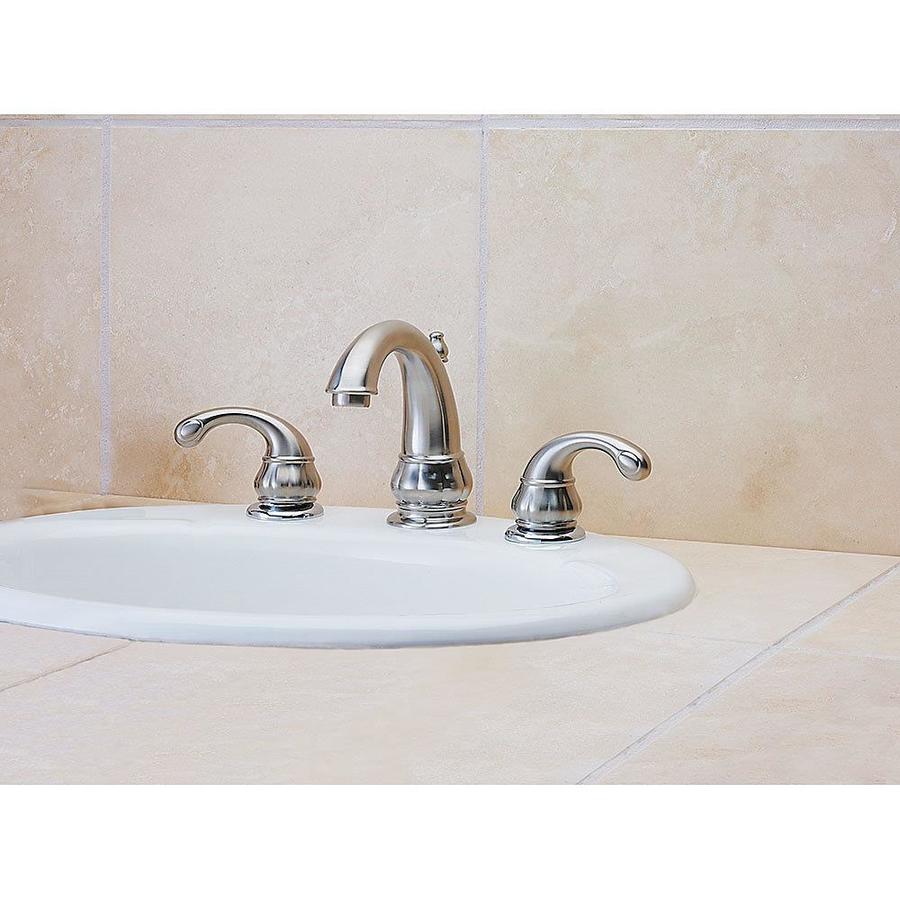 Pfister Treviso Brushed Nickel Widespread 2-handle WaterSense Bathroom ...