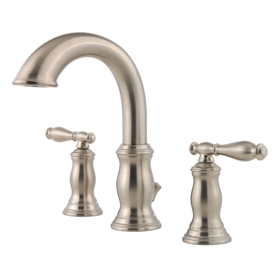 Pfister Hanover Brushed Nickel 2-Handle Widespread ...