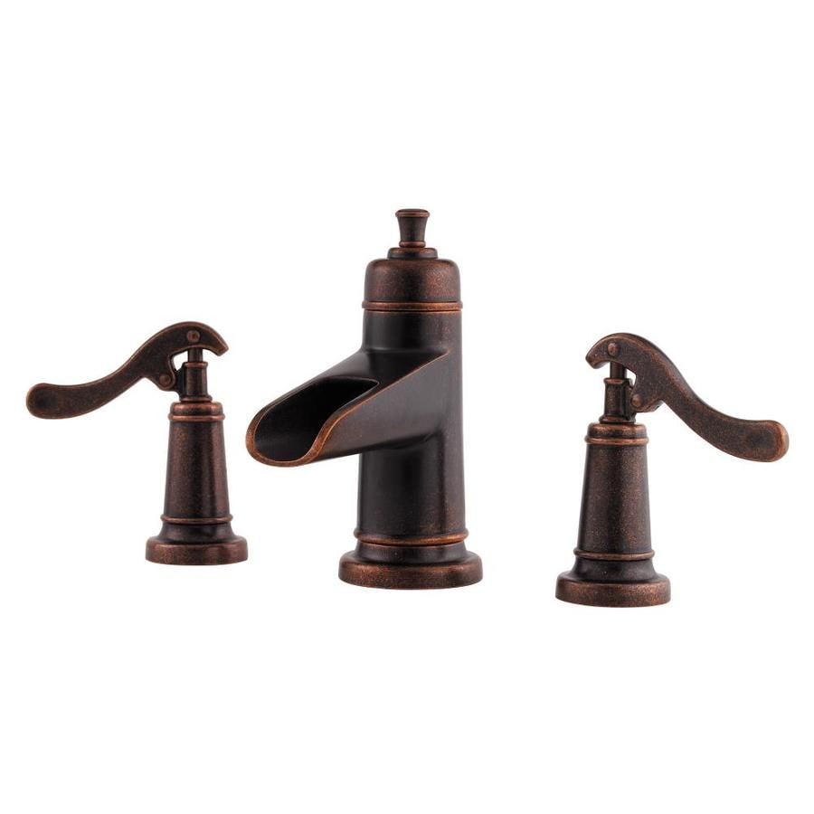 Pfister Ashfield Rustic Bronze 2 Handle Widespread WaterSense Bathroom   038877618431 