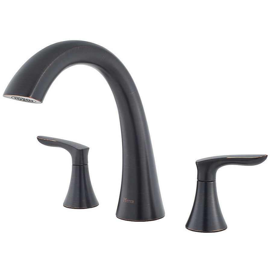 Pfister Weller Tuscan Bronze 2Handle Deck Mount Roman Bathtub Faucet
