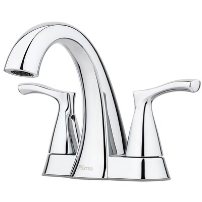 Pfister Masey Polished Chrome 2 Handle 4 In Centerset Watersense