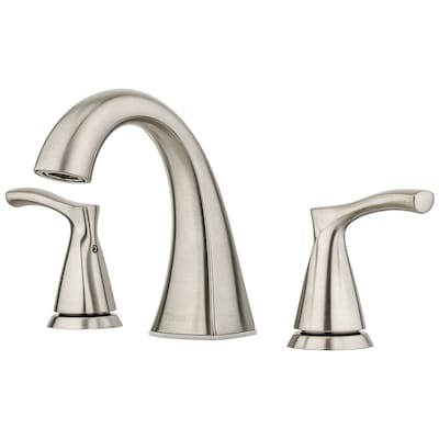 Pfister Masey Brushed Nickel 2 Handle Widespread Watersense