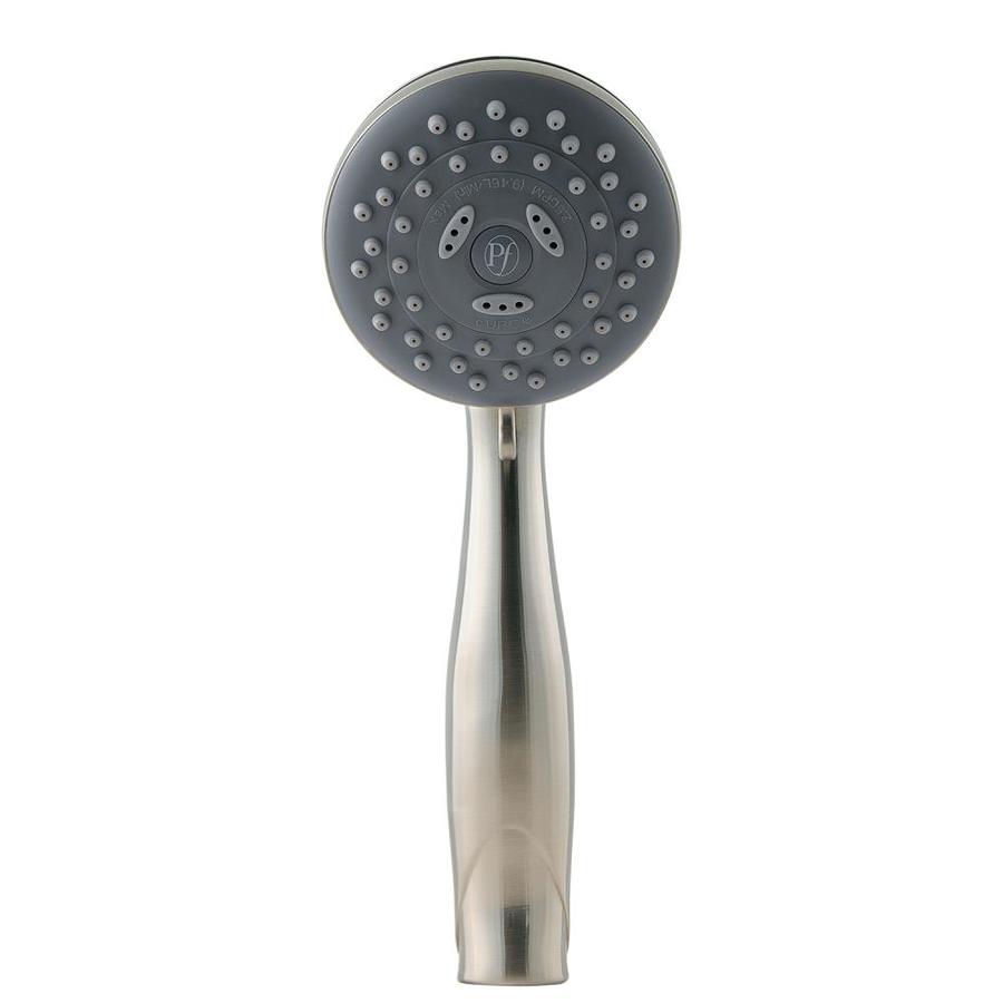 Pfister Pfirst Series Brushed Nickel 3-Spray Rain Shower Head Handheld ...