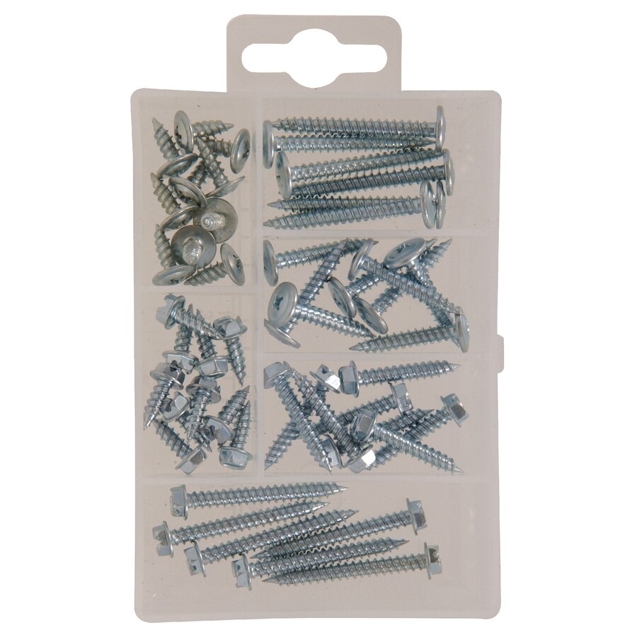 The Hillman Group 48 Piece Steel Zinc Plated Screws Fastener Kit Case Included In The Fastener 