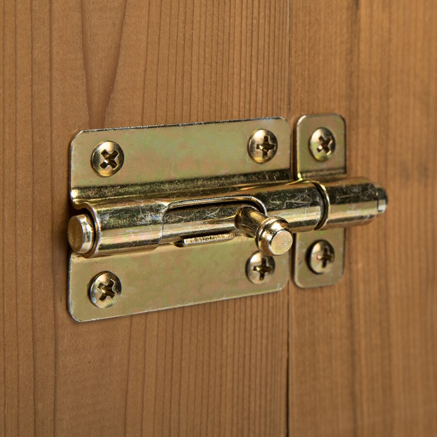 Gatehouse 3-in Satin Brass Steel Barrel Bolts at Lowes.com