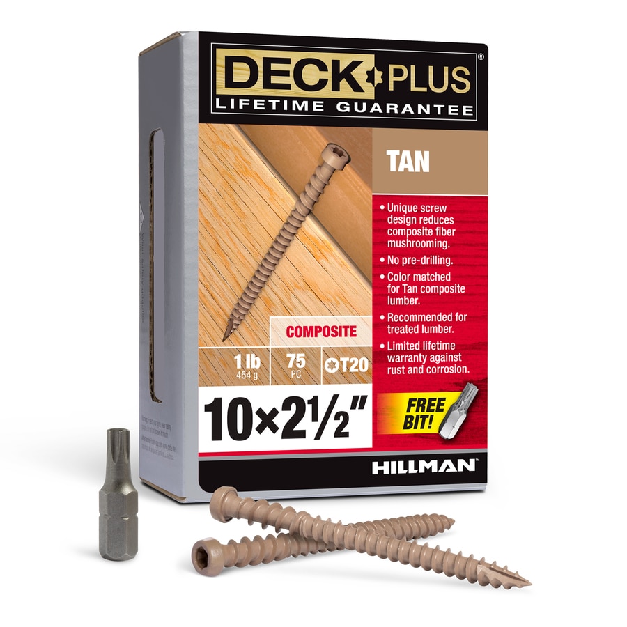 Deck Plus 10 X 2 1 2 In Ceramic Deck Screws 1 Lb In The Deck Screws   038902064196 