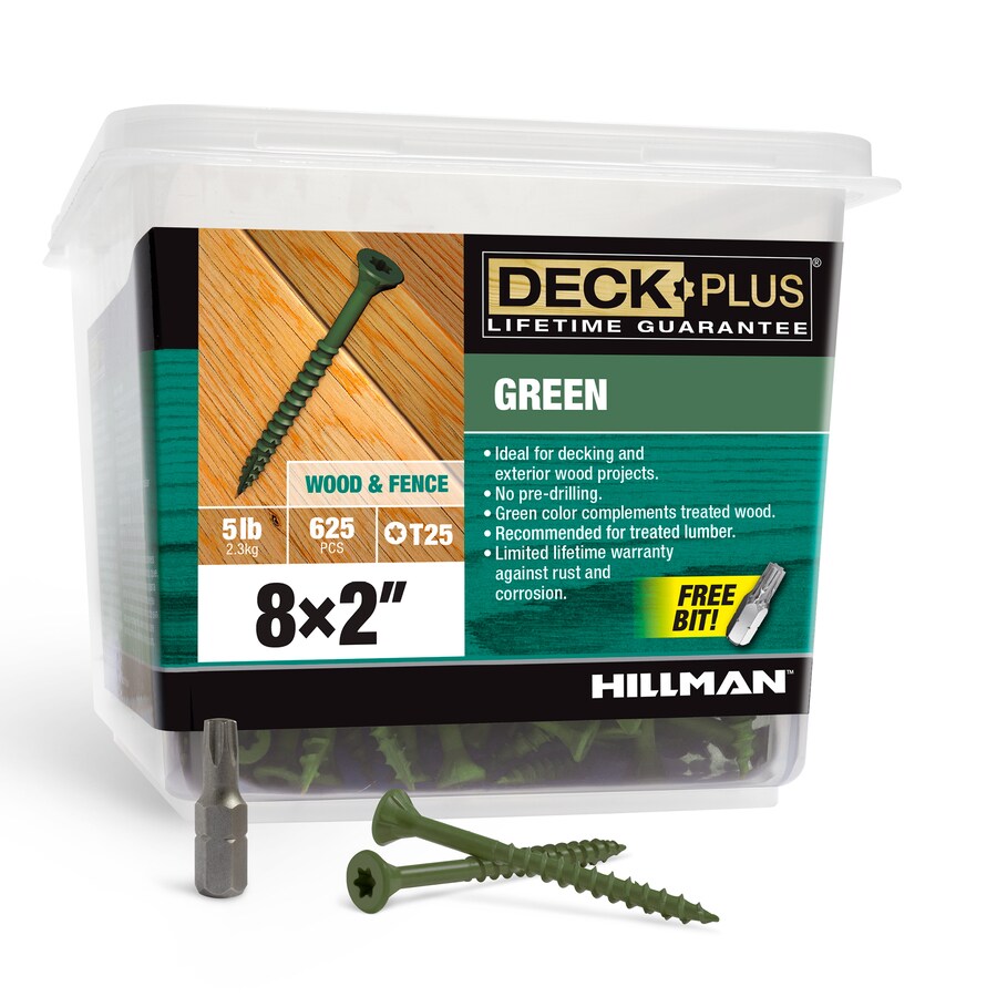 Deck Plus 8 X 2 In Ceramic Deck Screws 5 Lb In The Deck Screws   038902064615 