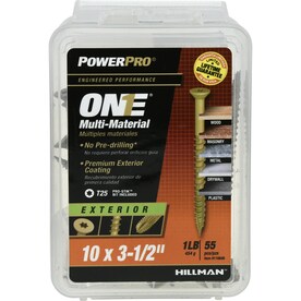 80 Piece Bronze Power Pro 48306 Wood Screws