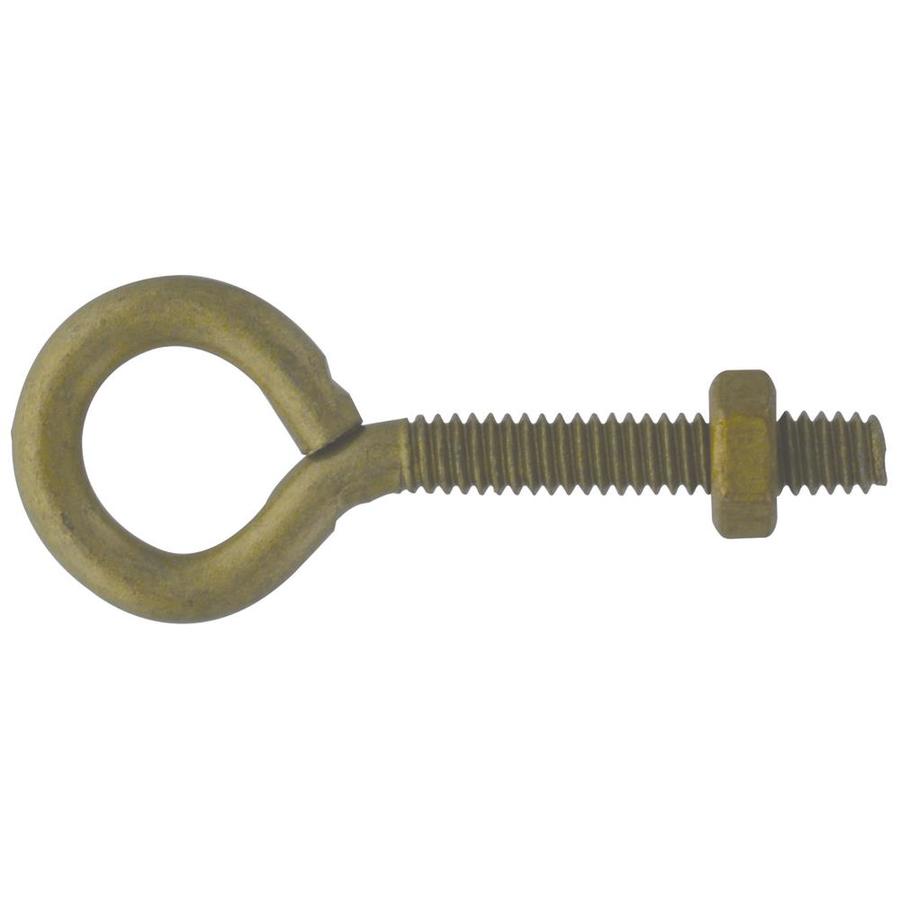 Hillman 1/4in x 2in Plain Coarse Thread Eye Bolt in the Eye Bolts