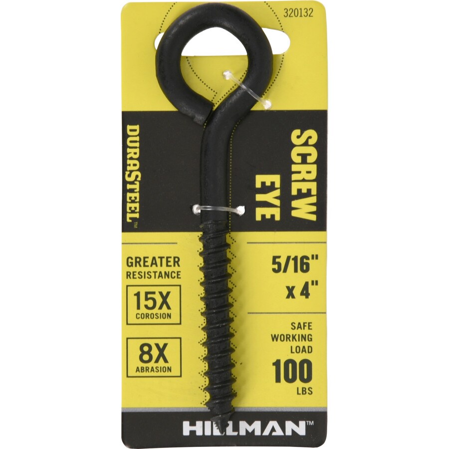 DuraSteel 5/16in x 4in Plain Coarse Thread Eye Bolt in the Eye Bolts