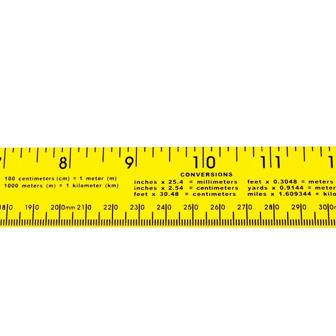 Swanson Tool Company Straight Edges 3-ft Metal Ruler in the Yardsticks ...