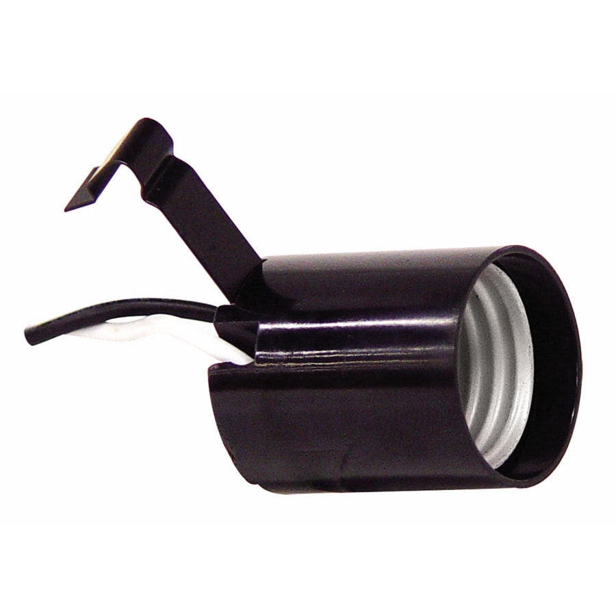 Light Sockets Adapters At Com Servalite 75 Watt Black Hard Wired Light Socket
