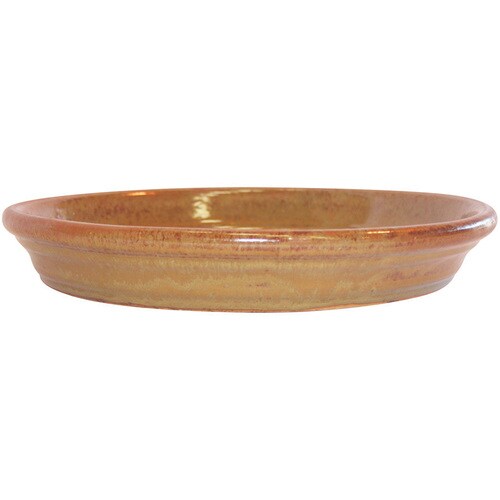 New England Pottery 8.5-in Dia Glazed Ceramic Plant Saucer at Lowes.com