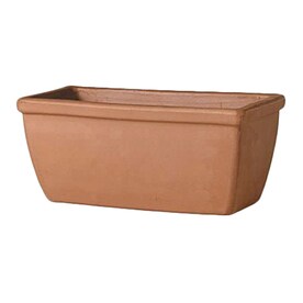 Pennington 6.69-in W x 5.51-in H Terracotta Terracotta Classic Window Box