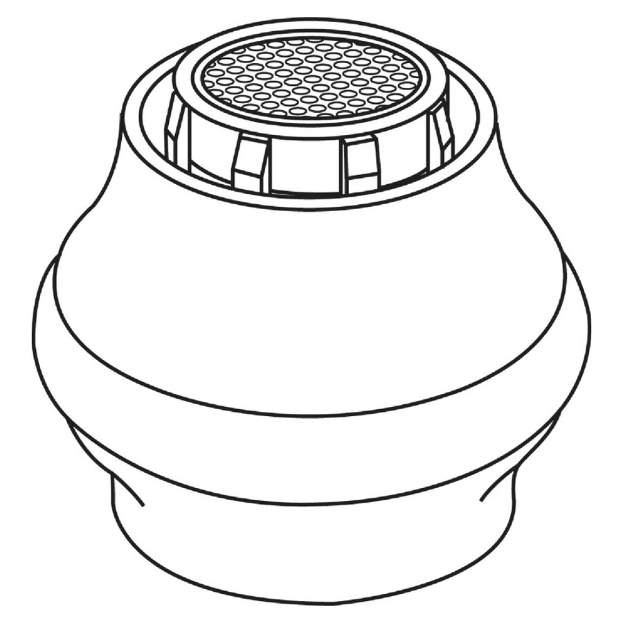 Pfister 3/4in x 27in Female Thread Chrome Slotless Aerator in the