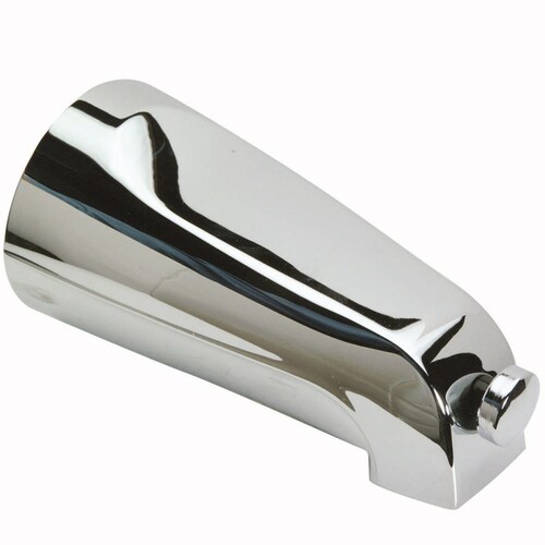 Mixet Polished Chrome Bathtub Spout with Diverter in the Bathtub Spouts