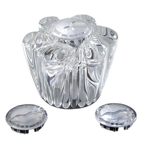 BrassCraft Clear Acrylic Knob Shower Handle at
