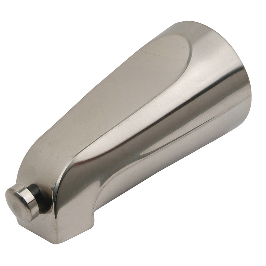 Brasscraft Nickel Tub Spout With Diverter At Lowes Com