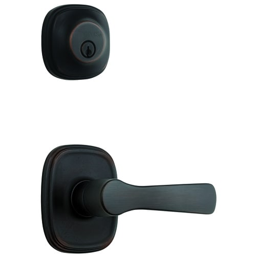 Brinks Push Pull Rotate Alwood Tuscan Bronze SingleCylinder Deadbolt