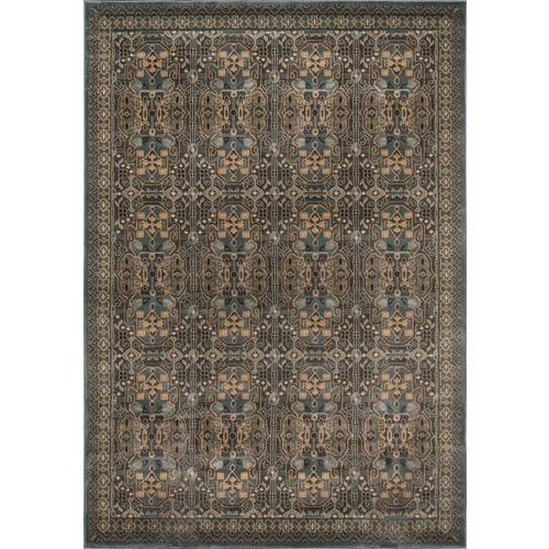 Momeni Belmont 2 x 3 Light blue Indoor Border Area Rug in the Rugs