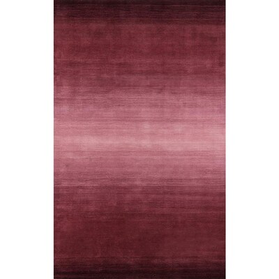 Momeni Metro 8 x 11 Plum Indoor Solid Handcrafted Area Rug Momeni Metro 8 x 11 Plum Indoor Solid Handcrafted Area Rug
