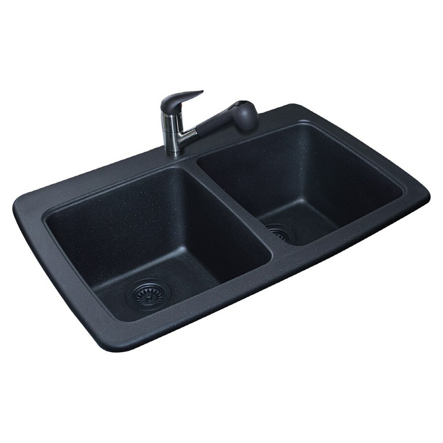 Franke Usa Double Basin Composite Granite Topmount Kitchen Sink