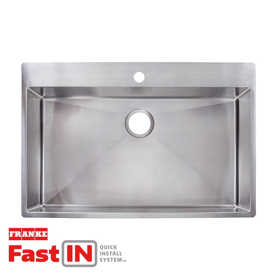 Shop Franke Fast In 335 In X 225 In Single Basin Stainless Steel inside Fantastic franke undermount stainless steel kitchen sink – Best Photo Source