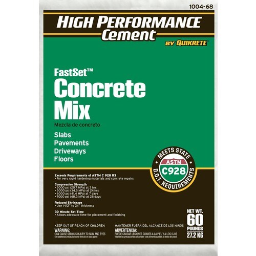 High Performance Cement by Quikrete High Performance Cement 60lb Fast