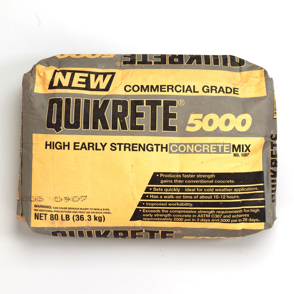 Quikrete 80 Lb 5000 High Early Strength Concrete Mix At Lowes Com