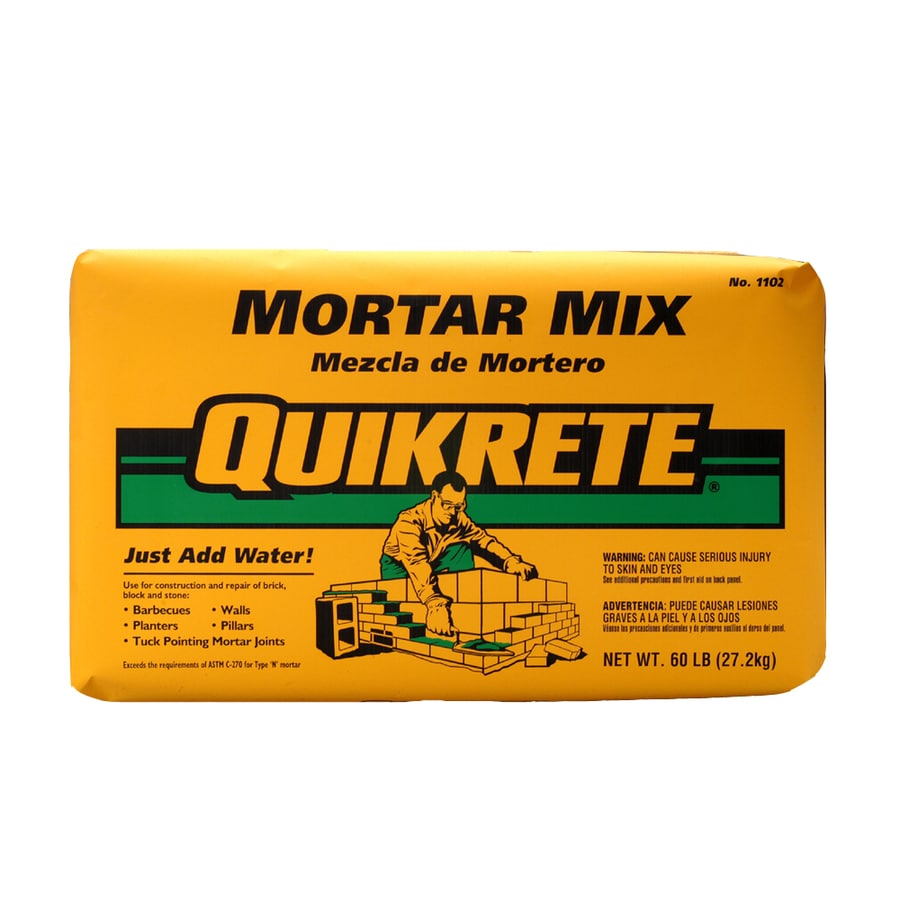 Shop QUIKRETE 60-lb Gray Type - N Mortar Mix at Lowes.com