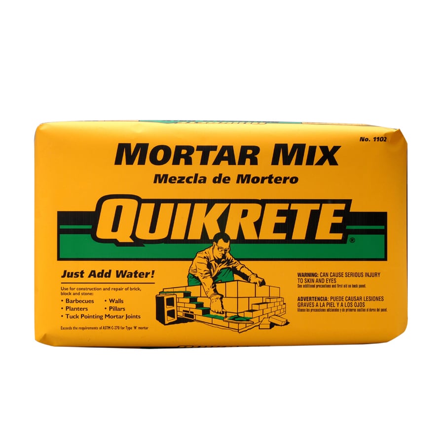 Quikrete Quikrete 80 Lb Gray Type N Mortar Mix In The Mortar Mix Department At Lowes Com