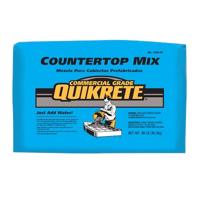 Quikrete 80 Lbs Countertop Mix At Lowes Com