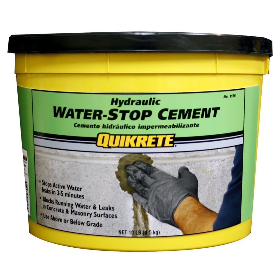 QUIKRETE 10-lbs Hydraulic Water-Stop Cement at Lowes.com