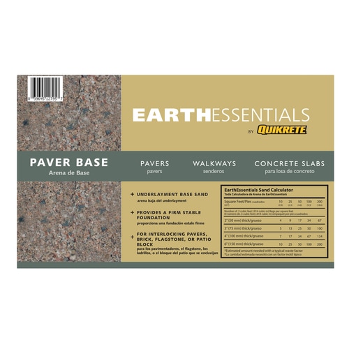 Earthessentials By Quikrete 0 5 Cu Ft Paver Base Sand At Lowes Com