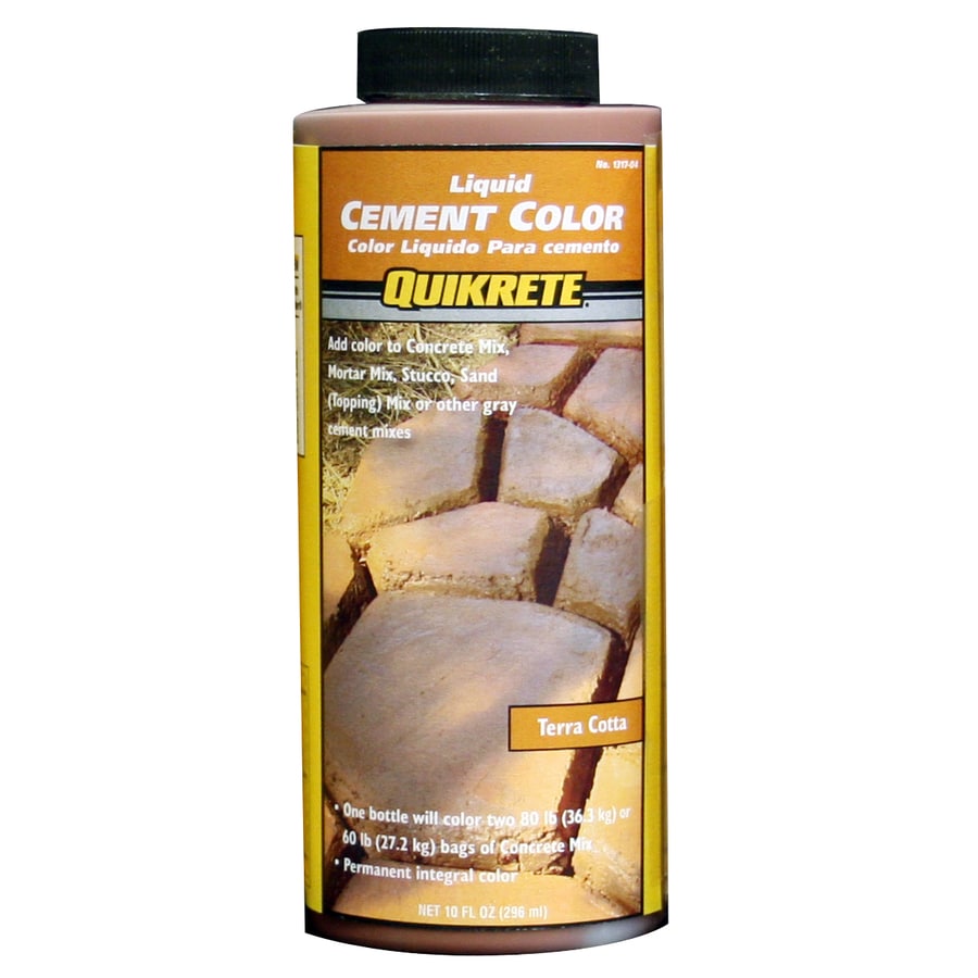 Quikrete Terra Cotta Cement Color Mix At Lowes Com