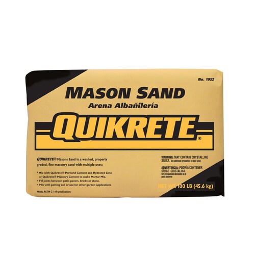 Quikrete 100 Lb Dry Mason Sand At Lowes Com