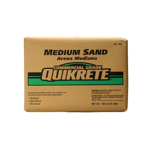 QUIKRETE 100lb Commercial Grade Medium Sand in the Sand department at