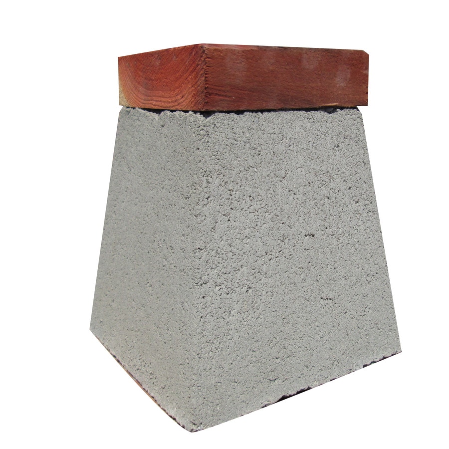 QUIKRETE Concrete Deck Block (Common: 10-in x 10-in x 10-in; Actual: 9.