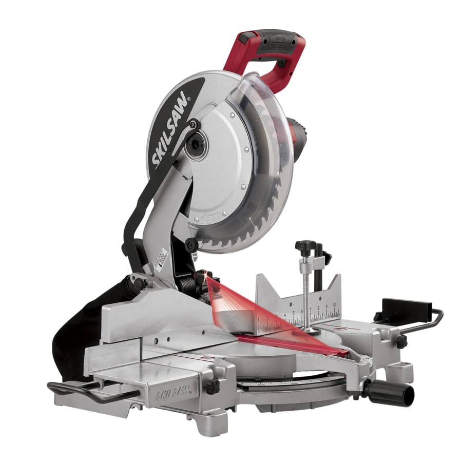 Skil 12 In 15 Amp Compound Laser Miter Saw At Lowes Com