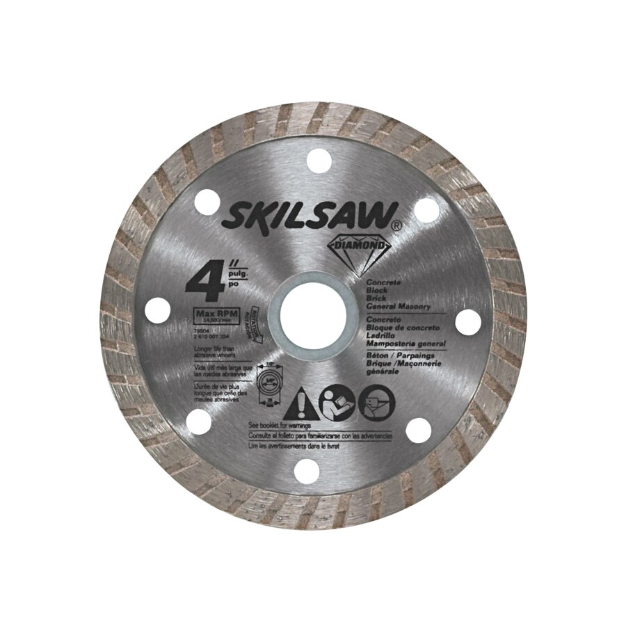 SKIL 4in Wet or Dry Turbo Diamond in the Circular Saw Blades