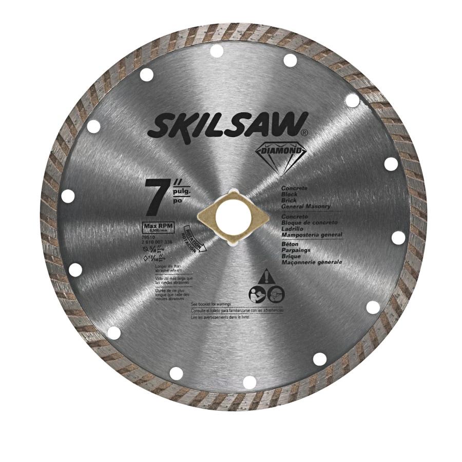 SKIL 7in Wet or Dry Turbo Diamond in the Circular Saw Blades