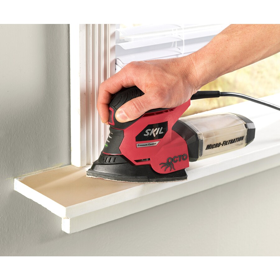 SKIL OCTO 120 Volts 1.2-Amp Disc Corded Sander with Dust SKIL OCTO 120 Volts 1.2-Amp Disc Corded Sander with Dust