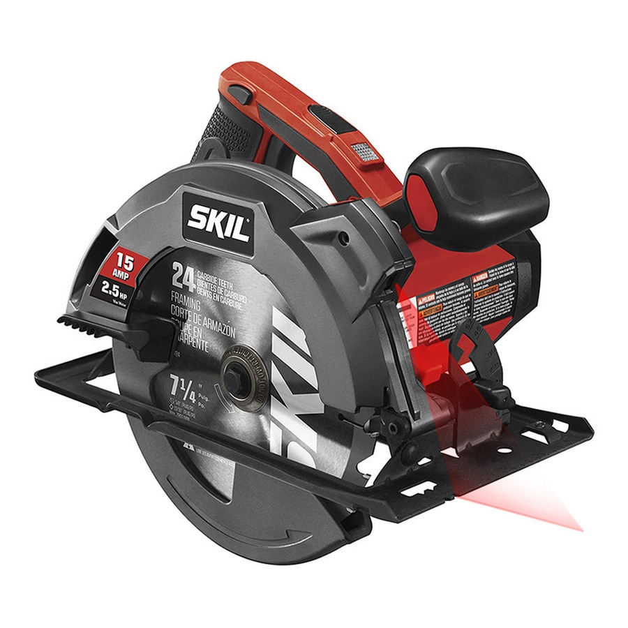 SKIL 7-1/4-in 15-Amp Corded Circular Saw with Steel Shoe