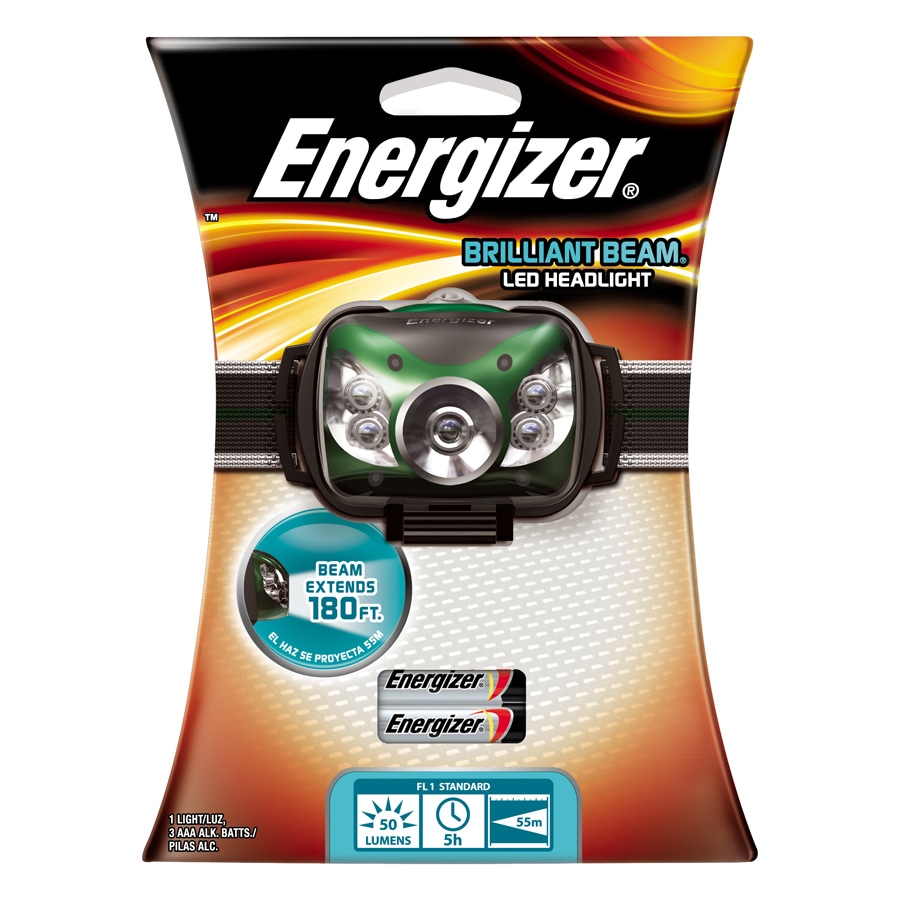 Energizer 100 Lumens Led Headlamp Battery Flashlight at