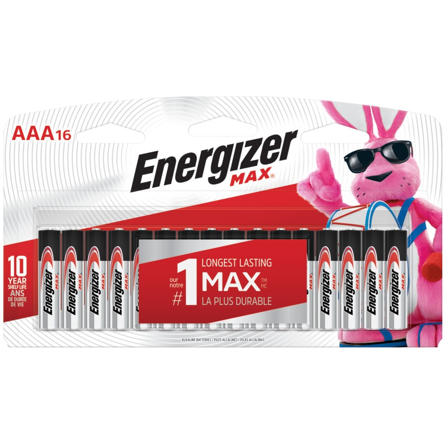 Energizer MAX Alkaline AAA Batteries (16-Pack) At Lowes.com