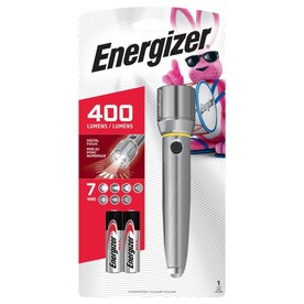 Energizer Vision HD Performance Metal Light 400-Lumen LED Flashlight (Battery Included)