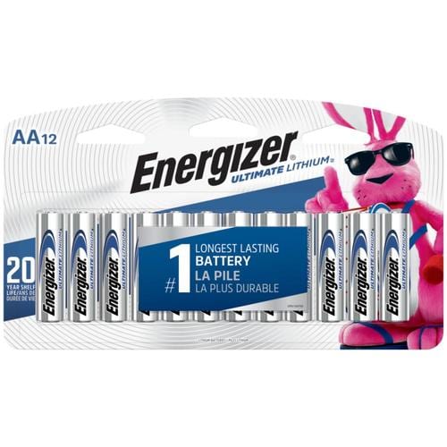 Energizer Ultimate Lithium AA Batteries (12-Pack) in the AA Batteries ...