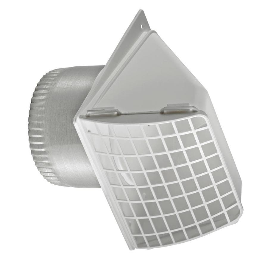 Lambro 4-in Dia Plastic Preferred With Guard Dryer Vent Hood at Lowes.com