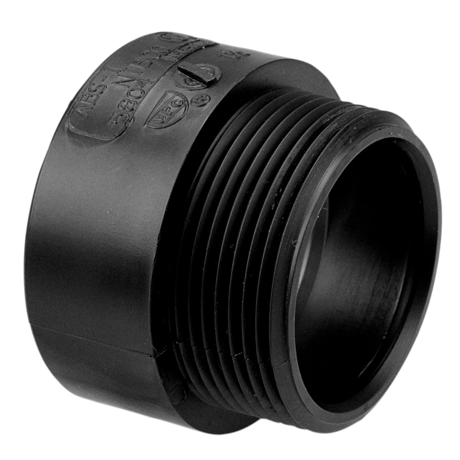 NIBCO 1-1/2-in dia ABS Adapter Fitting at Lowes.com 2 Inch To 1 1 2 Inch Abs Reducer