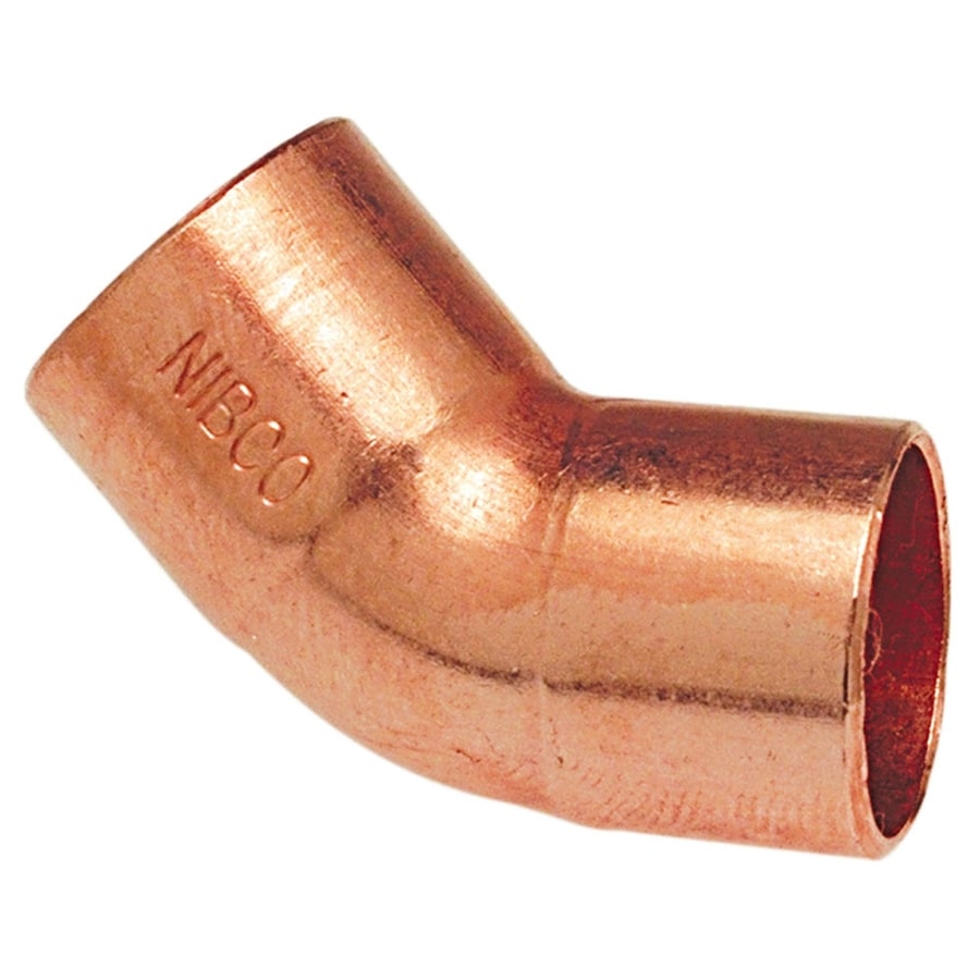 NIBCO 1 1 2 in x 1 1 2 in 45 Degree Copper Slip Elbow 